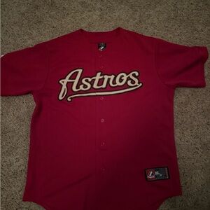 Houston Astros Vintage Brick Red Jersey